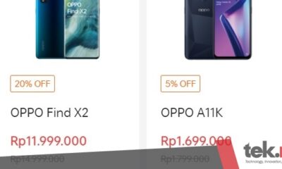 OPPO Find X2 dan OPPO A11K turun harga – Teknologi