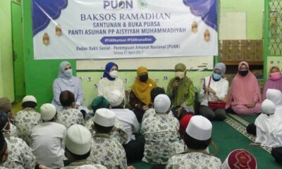 Berkah Ramadhan, PUAN Berbagi Santunan ke Anak Yatim dan Lansia