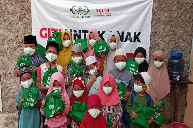 Isi Semangat Ramadhan, NU Care dan MPPA Salurkan Paket Gizi untuk Anak-anak di Jabodetabek