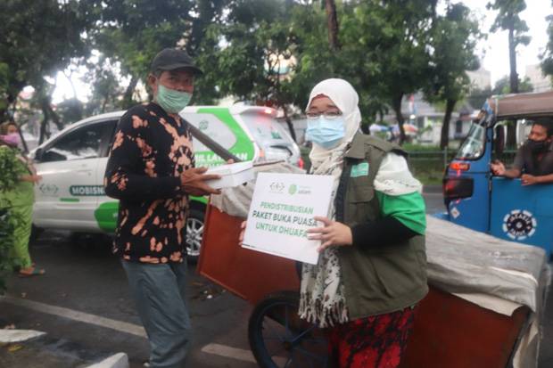 NU CARE dan Tokopedia Salam Berbagi Ribuan Paket Buka Puasa