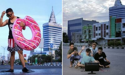 10 Potret Netizen Saat Kota Makassar Sepi Ditinggal Mudik