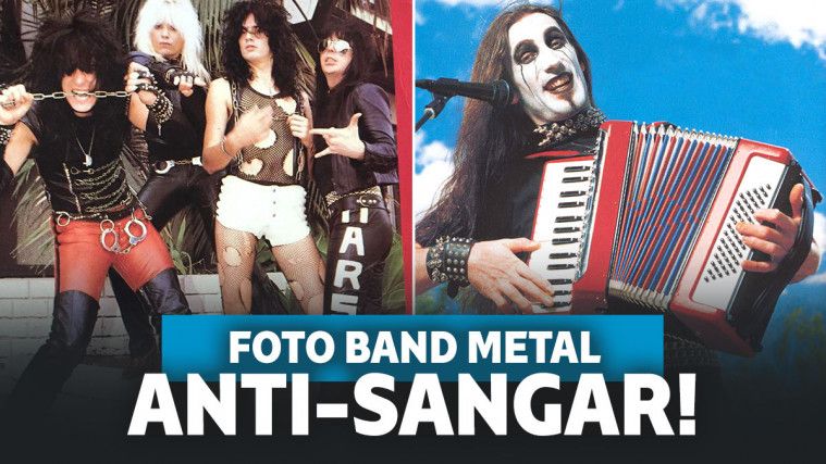 Bukan Sangar, 10 Foto Band Metal Ini Malah Bikin Ngakak