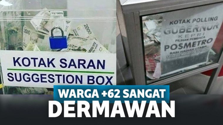 Dikira Kotak Amal, Ini Bukti Betapa Dermawannya Warga +62