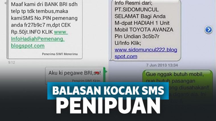 Gagal Menipu, 10 Balasan SMS Penipuan Ini Kocak Banget