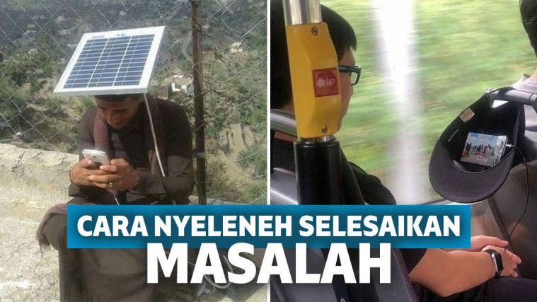 Kocak! Ini 12 Cara Nyeleneh Orang dalam Selesaikan Masalah!