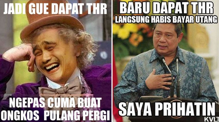 Ngenes! 13 Meme THR Ini Cuma Bisa Bikin Kamu Senyum Kecut