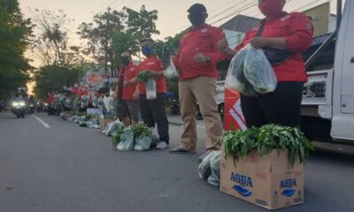 Harga Sembako Tiap Ramadhan Melambung, Ormas Ini Bagikan 300 Paket Sayuran Gratis