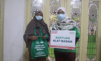 NU Care dan Alfamart Bagikan Paket Peralatan Ibadah untuk Santri, Guru Ngaji serta Duafa