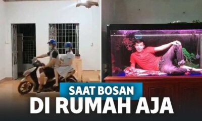 10 Potret Nyeleneh di Kala Bosan di Rumah Ini Bikin Ngakak!