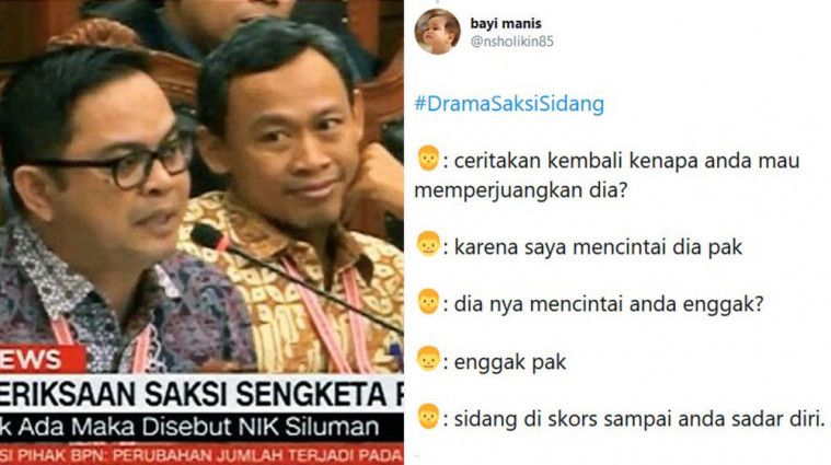 14 Drama Saksi Sidang ala Netizen Ini Bikin Gemes Bacanya