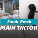 Bikin konten Tik Tok, emak-emak bikin bocah masuk got