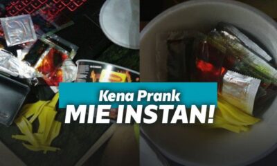 Cowok ini cuma temukan bumbu dan garpi di mie cup instannya