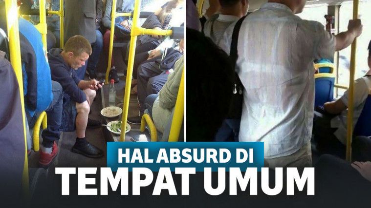 Kocak! 13 Hal Aneh di Transportasi Umum Ini Bikin Ngakak