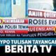 Typo Tulisan Pada Tayangan Berita Televisi Ini Bikin Ketawa