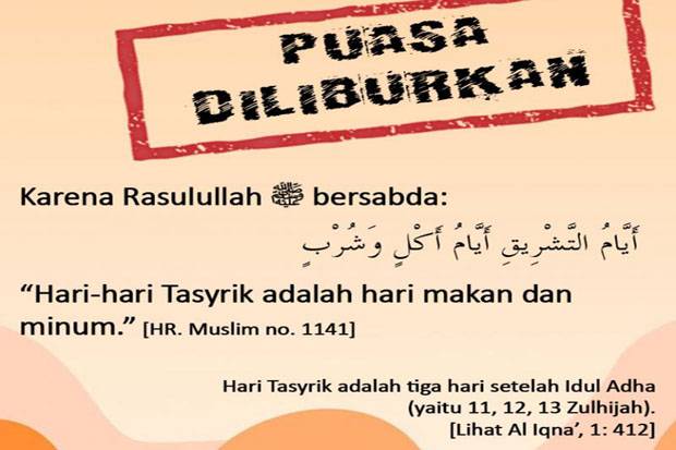 Bertepatan Hari Tasyrik, Begini Cara Puasa Ayyamul Bidh di Bulan Dzulhijjah