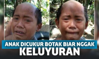 Ayah Ini Cukur Botak Anaknya Supaya nggak Keluar Rumah