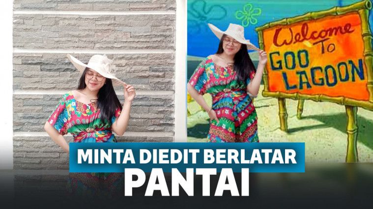 Cewek Ini Minta Dieditin Netizen Biar Seperti di Pantai