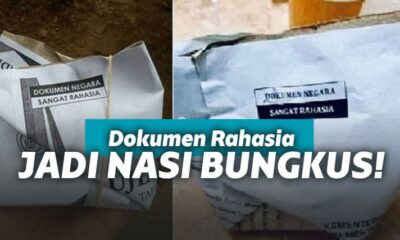 Hebatnya Kita. Dokumen Rahasia Negara Jadi Bungkus Nasi