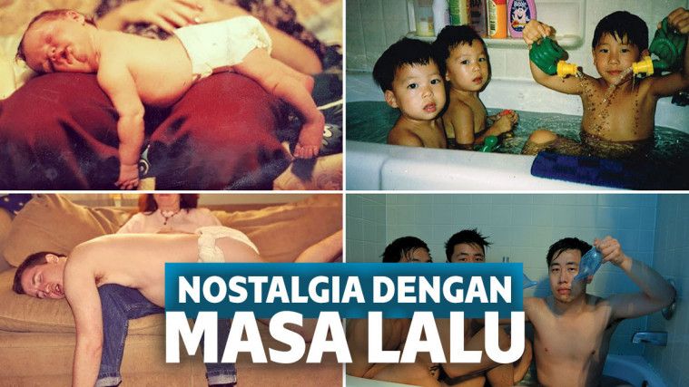 Orang Ini Nostalgia dengan Foto Masa Lalunya, Hasil Kocak!