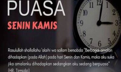 Puasa Sunnah Senin, Fadhillah dan Bacaan Niatnya