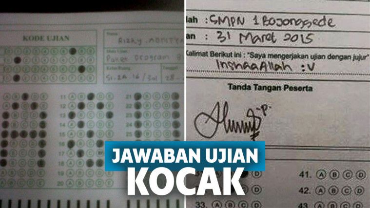 10 Jawaban Kreatif Anak Sekolah Saat Ujian Ini Kocak Banget