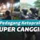 Penjual ketoprak bawa HT saat jualan, netizen takut diculik