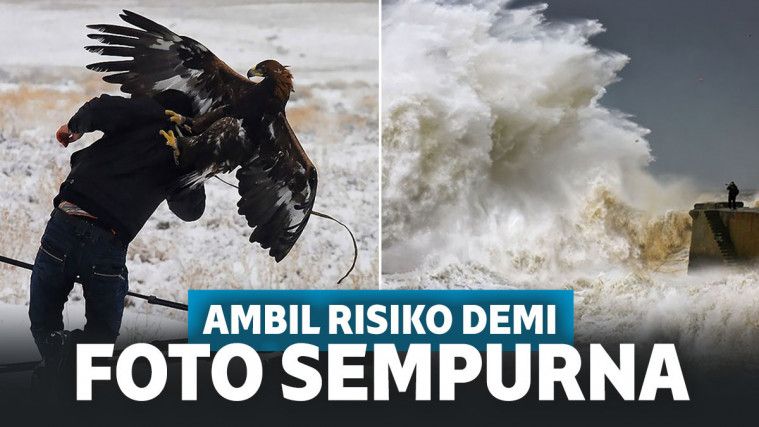 10 Potret Fotografer yang Berani Ambil Risiko Ekstrem