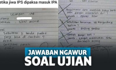 14 Jawaban Ngawur Soal Ujian Ini Menguji Kesabaran