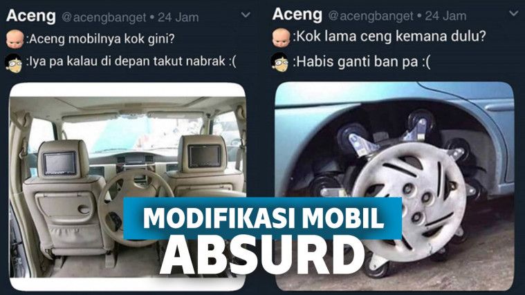 14 Modifikasi Mobil Nggak Jelas Ini Malah Bikin Ngakak!