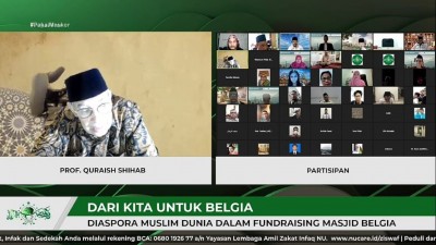 Pesan Quraish Shihab untuk WNI di Belgia Jelang Bangun Masjid