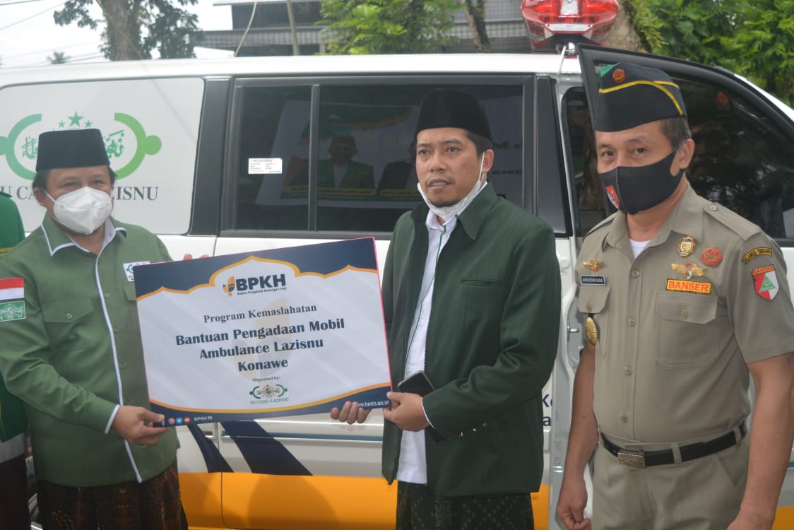 LAZISNU Konawe Mendapat Bantuan 1 Unit Ambulance dari Program Kemaslahatan BPKH-NU Care LAZISNU – Mitra Kemaslahatan BPKH