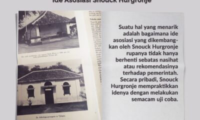 Pesantren Pada Masa Kolonial (2): Pesantren, Sekolah Barat, dan Uji Coba Ide Asosiasi Snouck Hurgronje