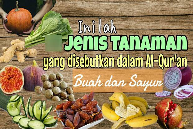 Buah dan Sayuran yang Disebut Dalam Al-Qur’an, Sebagian Tumbuh di Indonesia