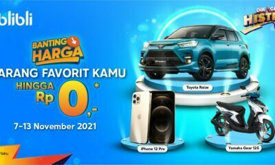 Blibli Lagi-Lagi Dikagetin Histeria 11.11, Pasang Harga Toyota Raise Seharga Rp0