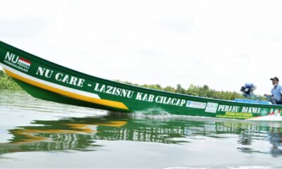 Perahu Dakwah untuk Pesantren di Kampung Laut Cilacap