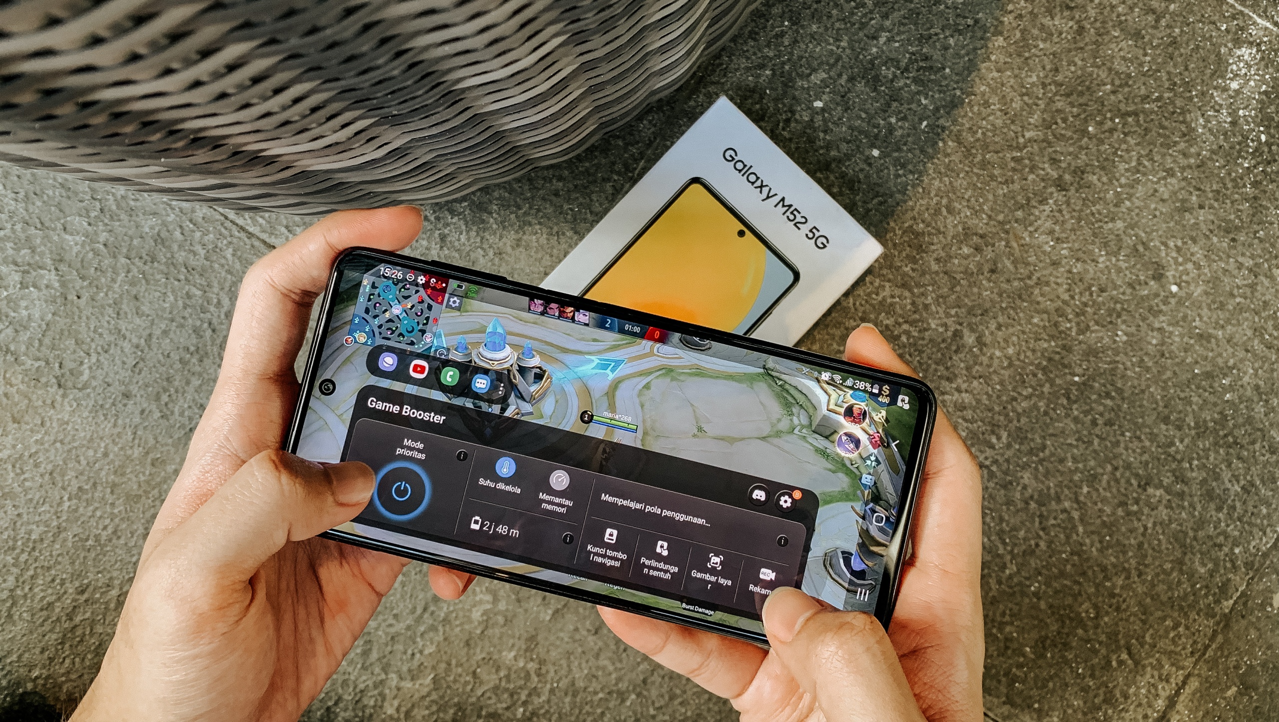 Samsung Galaxy M52 5G Bukan Saja Untuk Gaming, Bekerjapun Tidak Khawatir Kehabisan Memori