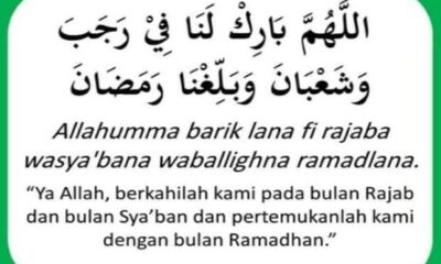 Doa dan Dzikir Bulan Rajab Lengkap Arab dan Latinnya