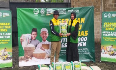 ASAR Humanity Distribusikan 10 Ton Beras untuk Pesantren di Lima Daerah