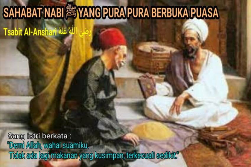 Kisah Sahabat Nabi Berpura-pura Buka Puasa