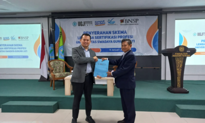 Prof Amilin Komisioner BNSP di Universitas Swadaya Gunung Jati (UGJ) Cirebon (08/01/24). (Doc.BNSP)